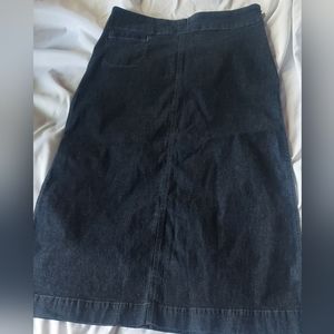 EILEEN FISHER JEAN SKIRT SIZE X SMALL